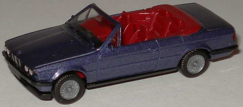 Foto 1:87 BMW 325i Cabrio (E30) graublau-met. herpa 3059