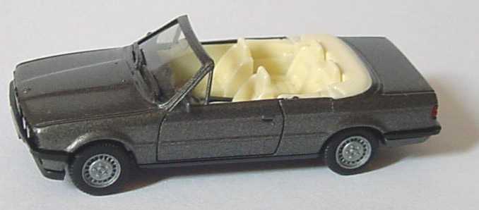 Foto 1:87 BMW 325i Cabrio (E30) grau-met. (IA cremeweiß) herpa 3059