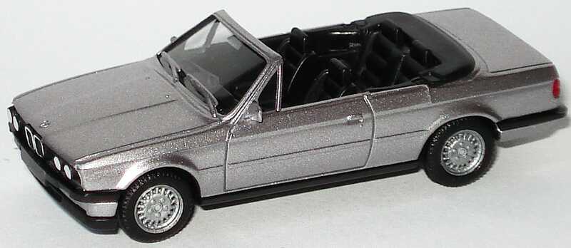 Foto 1:87 BMW 325i Cabrio (E30) grausilber-met. herpa 3059