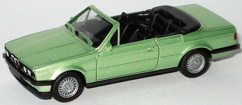 Foto 1:87 BMW 325i Cabrio (E30) hellgrün-met. herpa 3059