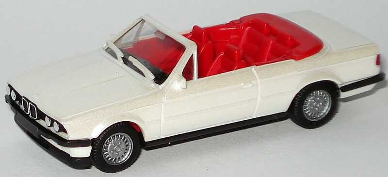 Foto 1:87 BMW 325i Cabrio (E30) perlmutt-met. herpa 9417152