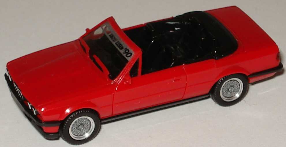 Foto 1:87 BMW 325i Cabrio (E30) rot Motor Show Essen ´90 herpa