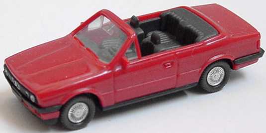 Foto 1:87 BMW 325i Cabrio (E30) rot Wiking 191