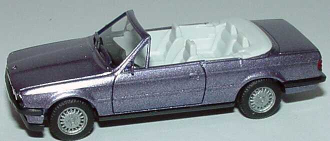 Foto 1:87 BMW 325i Cabrio (E30) veilchenblau-met. herpa 3059