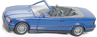 Foto 1:87 BMW 325i Cabrio (E36) blau Wiking 1940118