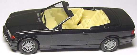 Foto 1:87 BMW 325i Cabrio (E36) schwarz herpa 021388