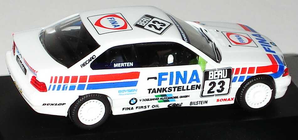 Foto 1:87 BMW 325i Coupé E36 DTT 1993 Vogelsang Fina Tankstellen Nr.23 Mario Merten - herpa