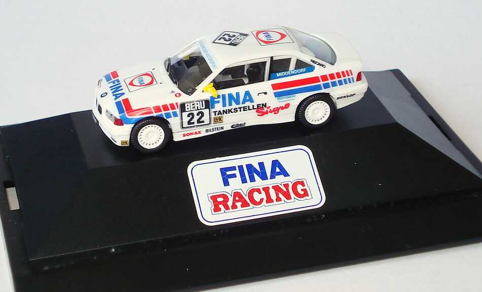 Foto 1:87 BMW 325i Coupé (E36) Fina, Schneider Motorport Nr.22, Middendorf (Fina) herpa