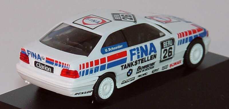 Foto 1:87 BMW 325i Coupé (E36) Fina, Auto Budde Nr.26, U. Schneider (Fina Racing) herpa