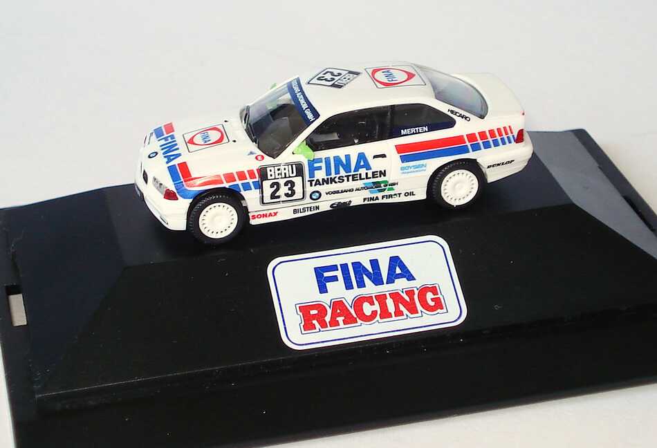 Foto 1:87 BMW 325i Coupé (E36) Fina, Vogelsang Nr.23, Merten (Fina) herpa