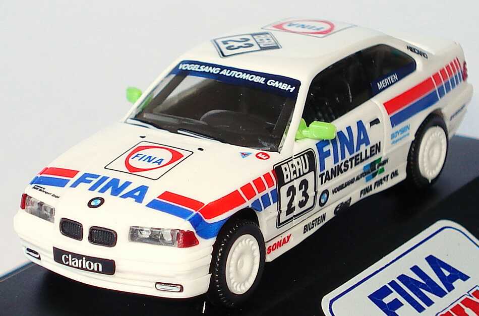 Foto 1:87 BMW 325i Coupé (E36) Fina, Vogelsang Nr.23, Merten (Fina) herpa