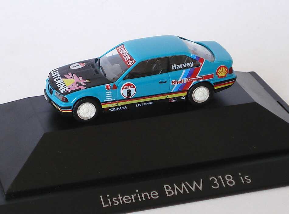 Foto 1:87 BMW 325is Coupé E36 BTCC 1992 Shell Racing Listerine Nr.8 Tim Harvey - herpa 035750