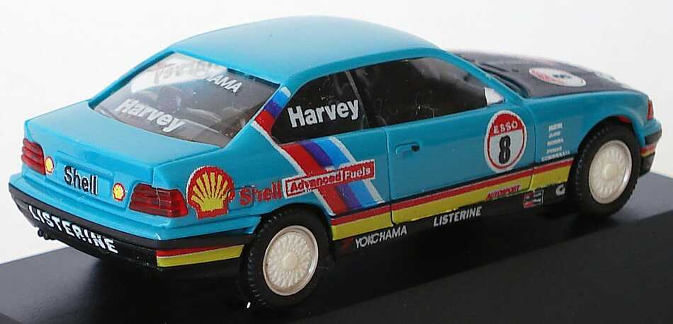 Foto 1:87 BMW 325is Coupé E36 BTCC 1992 Shell Racing Listerine Nr.8 Tim Harvey - herpa 035750