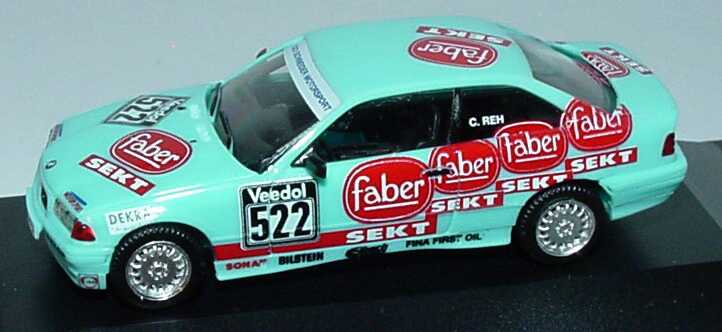 Foto 1:87 BMW 325i Coupé (E36) Veedol Langstrecken-Cup, Nürburgring Udo Schneider Motorsport, Faber Sekt Nr. 522, C. Reh herpa 80419417242
