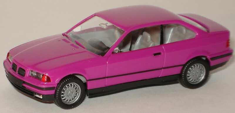Foto 1:87 BMW 325i Coupé (E36) pink herpa 021036