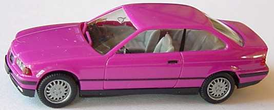 Foto 1:87 BMW 325i Coupé (E36) pink herpa 021036