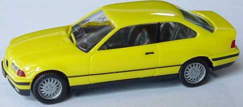 Foto 1:87 BMW 325i Coupé (E36) zinkgelb herpa 021036