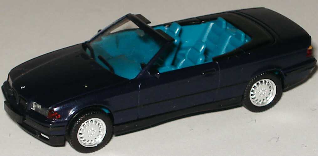 Foto 1:87 BMW 325i (E36) Cabrio mauritiusblau-met. herpa