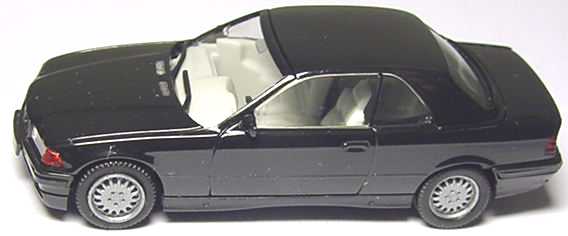 Foto 1:87 BMW 325i (E36) Cabrio mit Hardtop schwarz herpa 022071