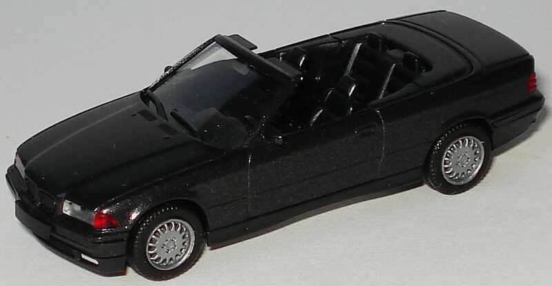 Foto 1:87 BMW 325i (E36) Cabrio schwarz-met. herpa 031387