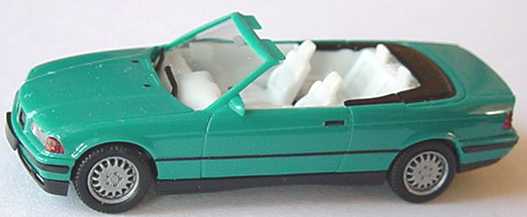 Foto 1:87 BMW 325i (E36) Cabrio türkis herpa 021388