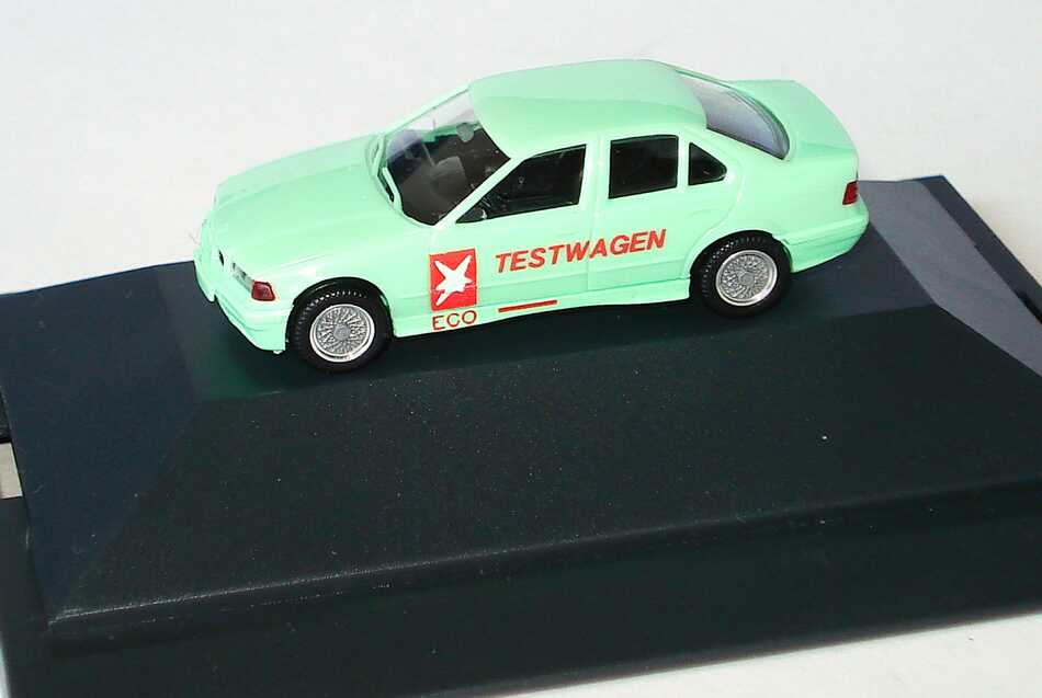 Foto 1:87 BMW 325i (E36) mintgrün Stern Testwagen herpa