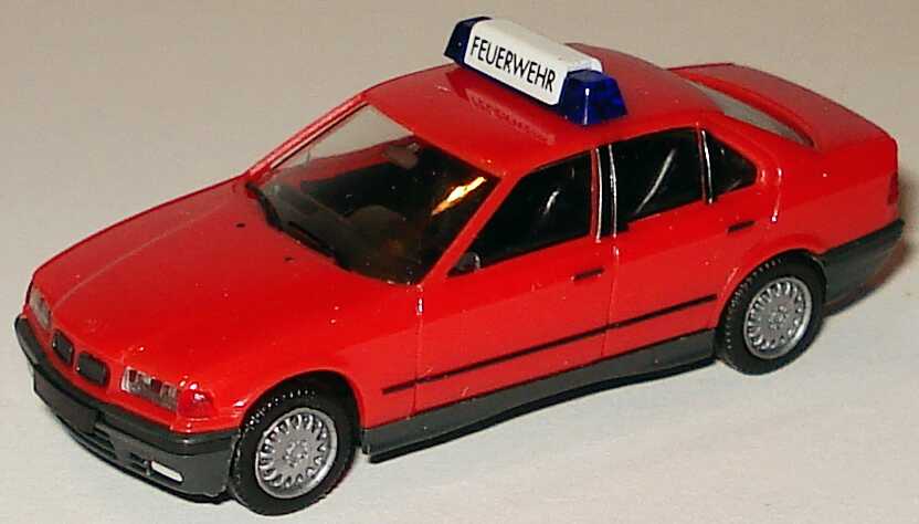 Foto 1:87 BMW 325i (E36) rot  Feuerwehr herpa 042154
