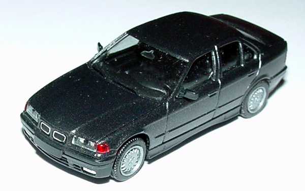 Foto 1:87 BMW 325i (E36) schwarz-met. mit Chromniere herpa 030892