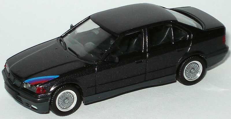 Foto 1:87 BMW 325i (E36) schwarz-met. mit M-Streifen herpa