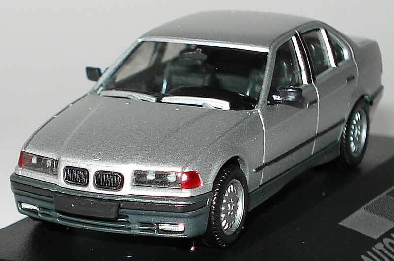Foto 1:87 BMW 325i (E36) silber-met. Vogelsang Automobil GmbH (Niere ohne Chrom) Werbemodell herpa