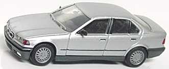 Foto 1:87 BMW 325i (E36) silber-met. (mit Chromniere) herpa 3089