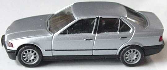 Foto 1:87 BMW 325i (E36) silber-met. (oV, ohne Spiegel) herpa