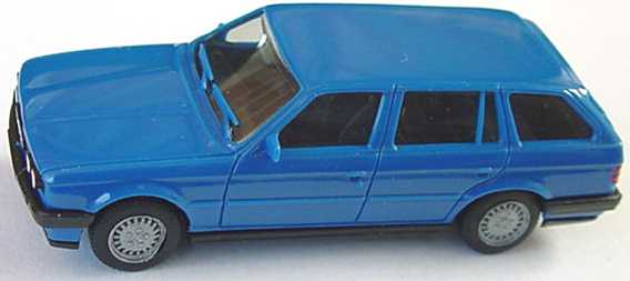 Foto 1:87 BMW 325i touring (E30) blau herpa 2063