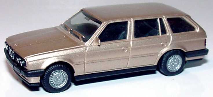 Foto 1:87 BMW 325i touring (E30) champagner-met. herpa 3063