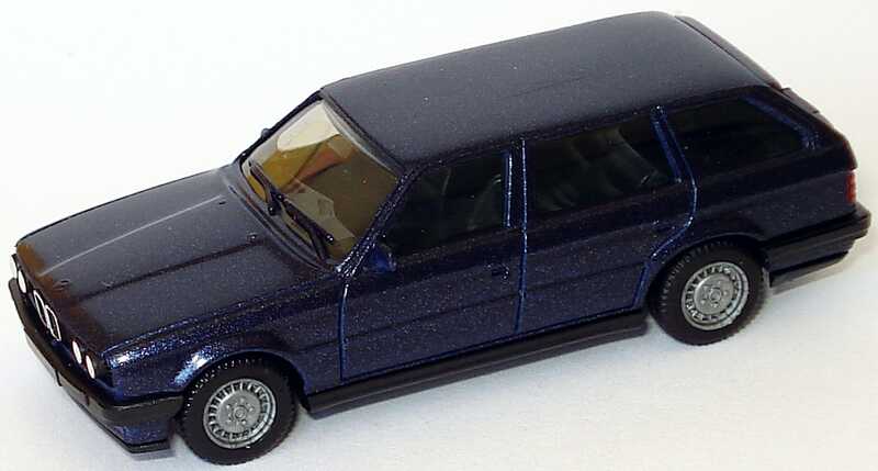 Foto 1:87 BMW 325i touring (E30) dunkelblau-met. herpa 3063