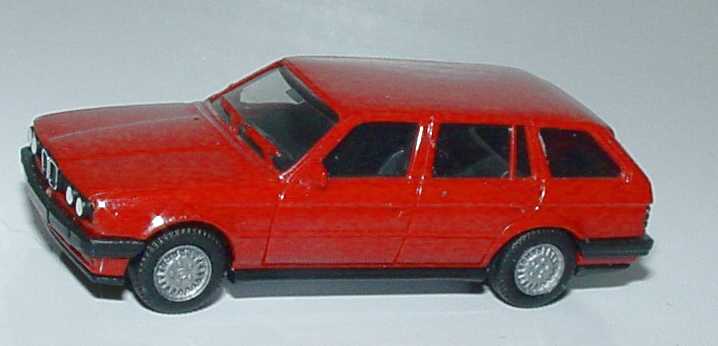 Foto 1:87 BMW 325i touring (E30) dunkelrot herpa 2063