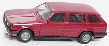 Foto 1:87 BMW 325i touring (E30) dunkelweinrot-met. herpa 3063