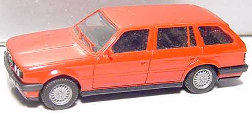 Foto 1:87 BMW 325i touring (E30) rot (leichte Kratzer) herpa 2063