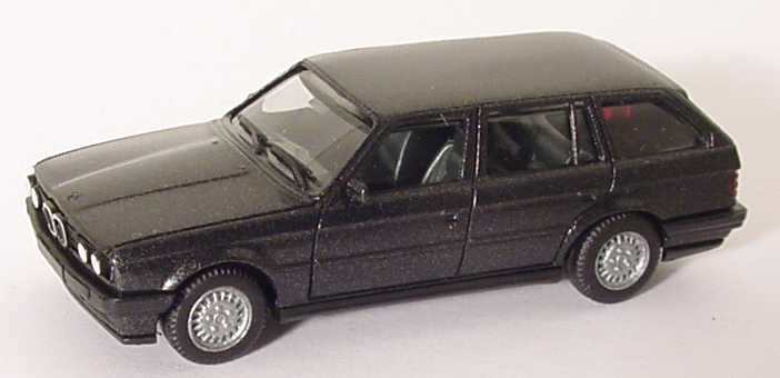 Foto 1:87 BMW 325i touring (E30) schwarz-met. herpa 3063