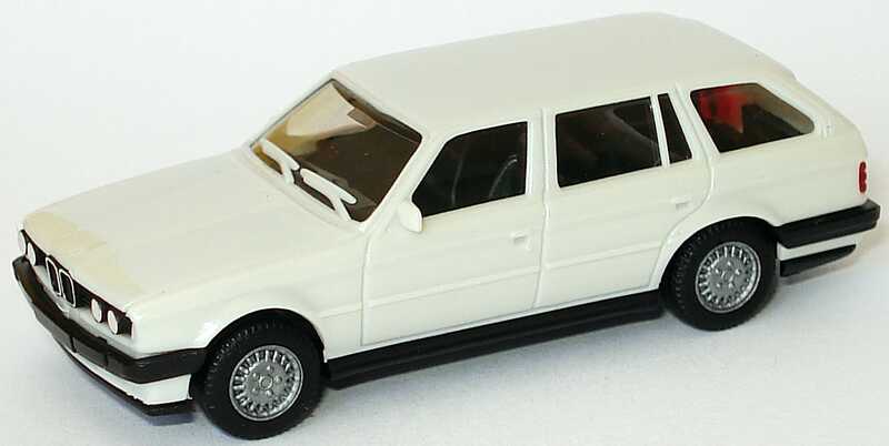 Foto 1:87 BMW 3er touring 325i E30 altweiß - herpa 2063