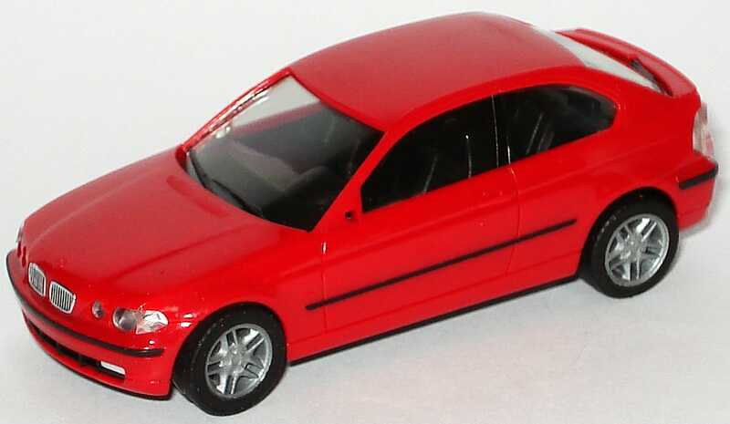 Foto 1:87 BMW 325ti compact (E46/5) rot herpa 023016