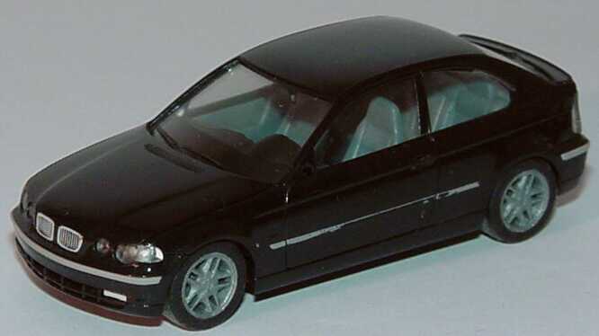 Foto 1:87 BMW 325ti compact schwarz (Bastelware) herpa 023016