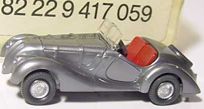 Foto 1:87 BMW 328 Roadster silber-met. Werbemodell Wiking 82229417059