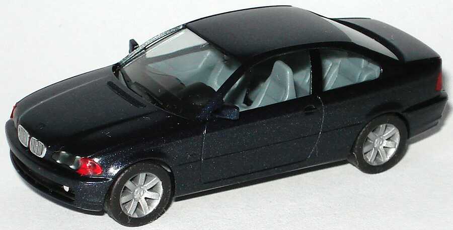 Foto 1:87 BMW 328i Coupé (E46) dunkelblau-met. herpa 032735