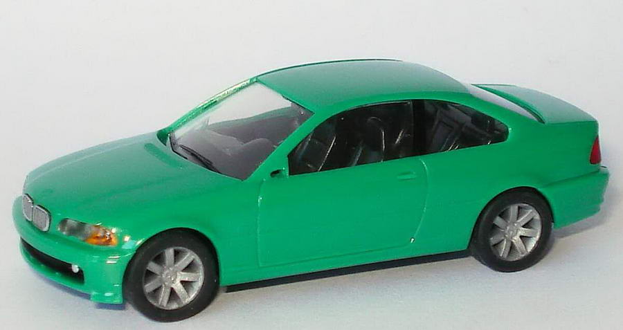 Foto 1:87 BMW 328i Coupé (E46) grün herpa 022736/151672