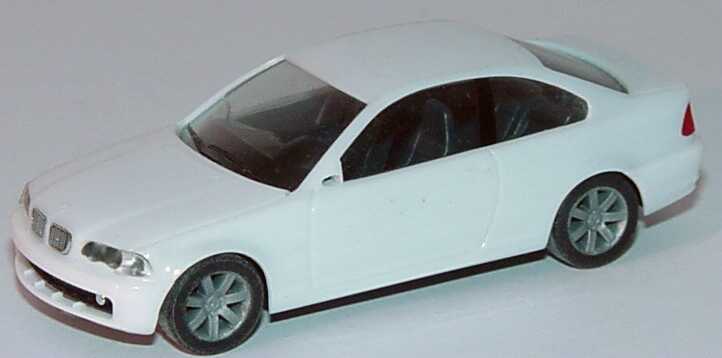 Foto 1:87 BMW 328i Coupé (E46) weiß, weiße Blinker (Bastelware) herpa 022736