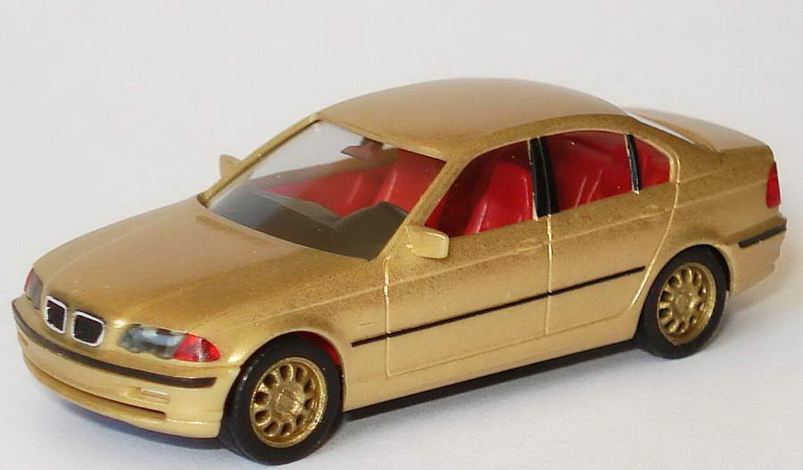 Foto 1:87 BMW 328i (E46) goldmet., IA rot herpa 188043