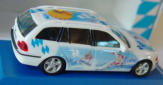 Foto 1:87 BMW 328i touring (E46) Durch´s Bayrische Jahr - Bayern-PKW ´99 herpa