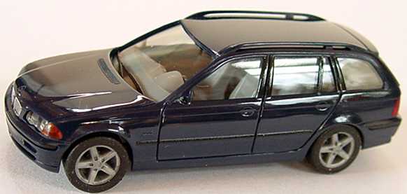 Foto 1:87 BMW 328i touring (E46) dunkelblau herpa