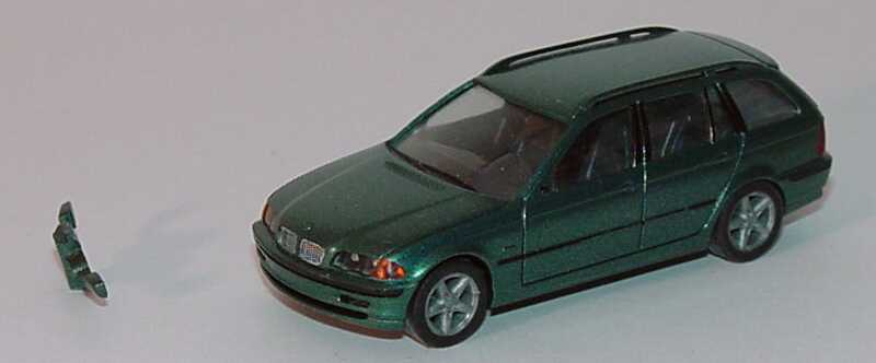 Foto 1:87 BMW 328i touring (E46) grün-met. herpa 032872